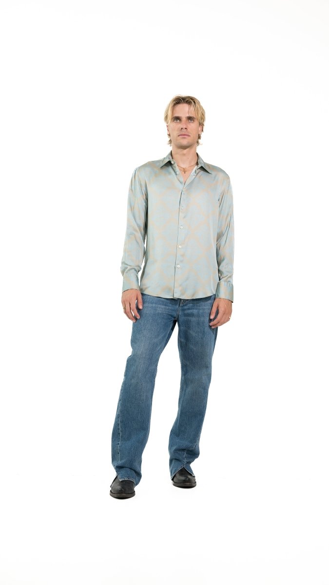 CAMICIA BLUE BAROQUE - Benevierre