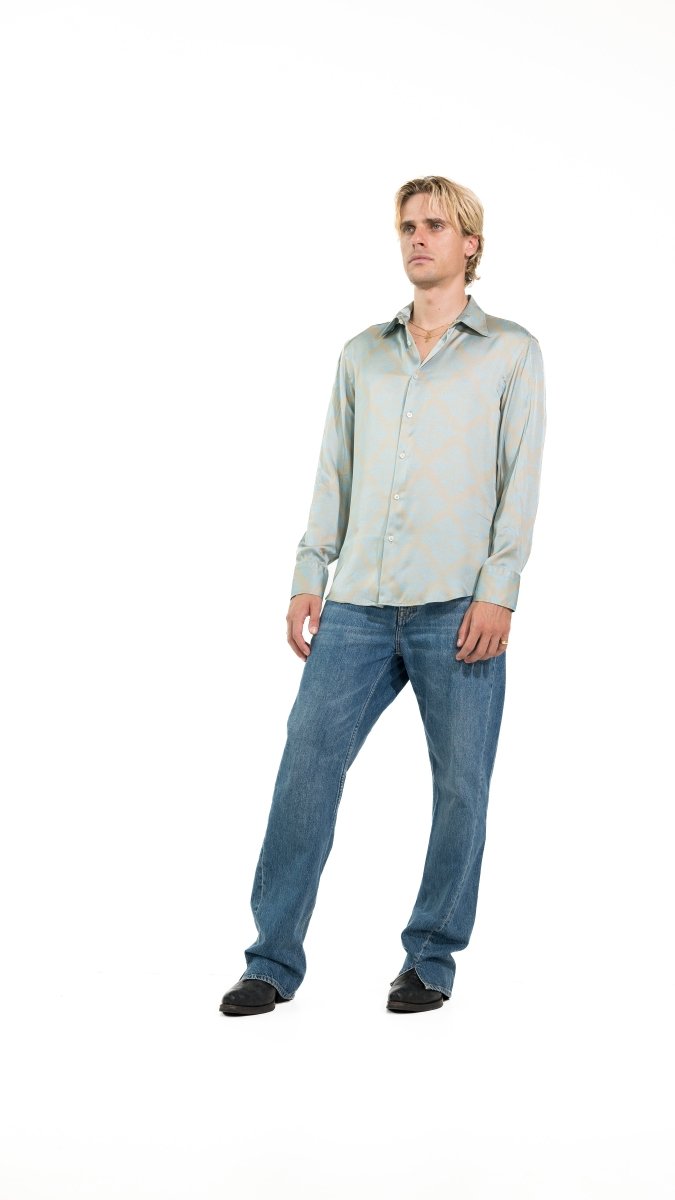 CAMICIA BLUE BAROQUE - Benevierre
