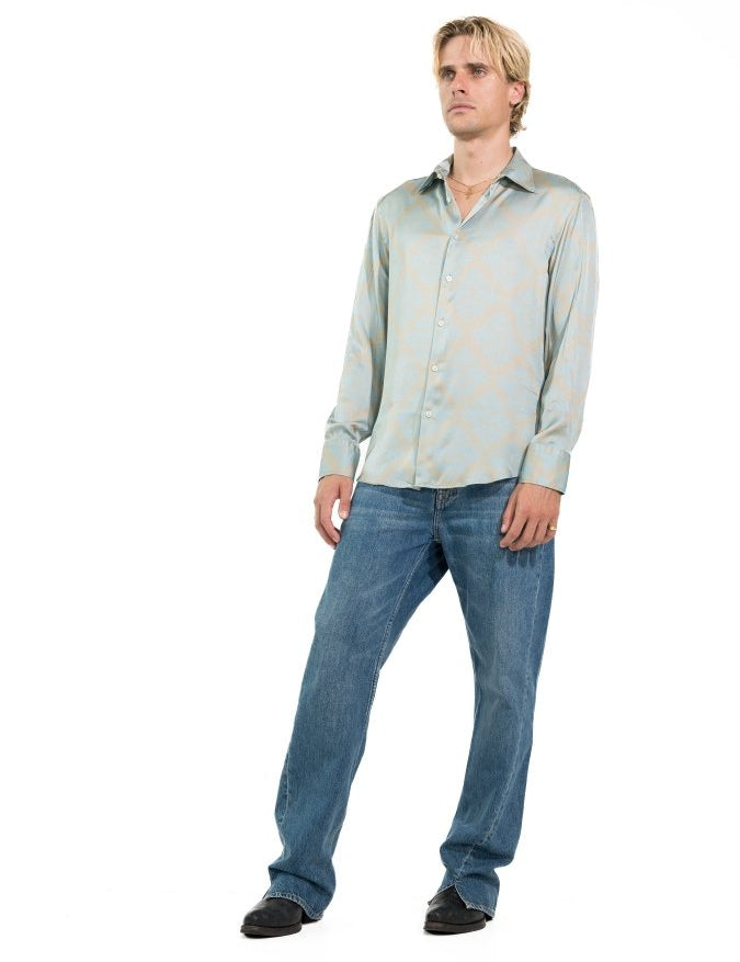 CAMICIA BLUE BAROQUE - Benevierre