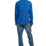 CAMICIA BLUE MADRID PAISLEY - Benevierre