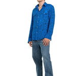 CAMICIA BLUE MADRID PAISLEY - Benevierre