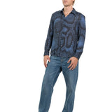 CAMICIA BLUE SNAKE - Benevierre