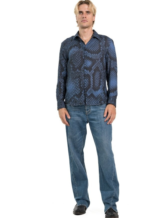 CAMICIA BLUE SNAKE - Benevierre