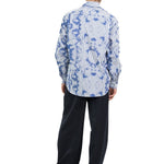 CAMICIA BLUE STRIPES TIE DYE - Benevierre