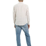 CAMICIA BROWN DOUBLE STRIPES - Benevierre