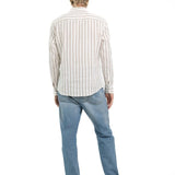 CAMICIA BROWN DOUBLE STRIPES - Benevierre