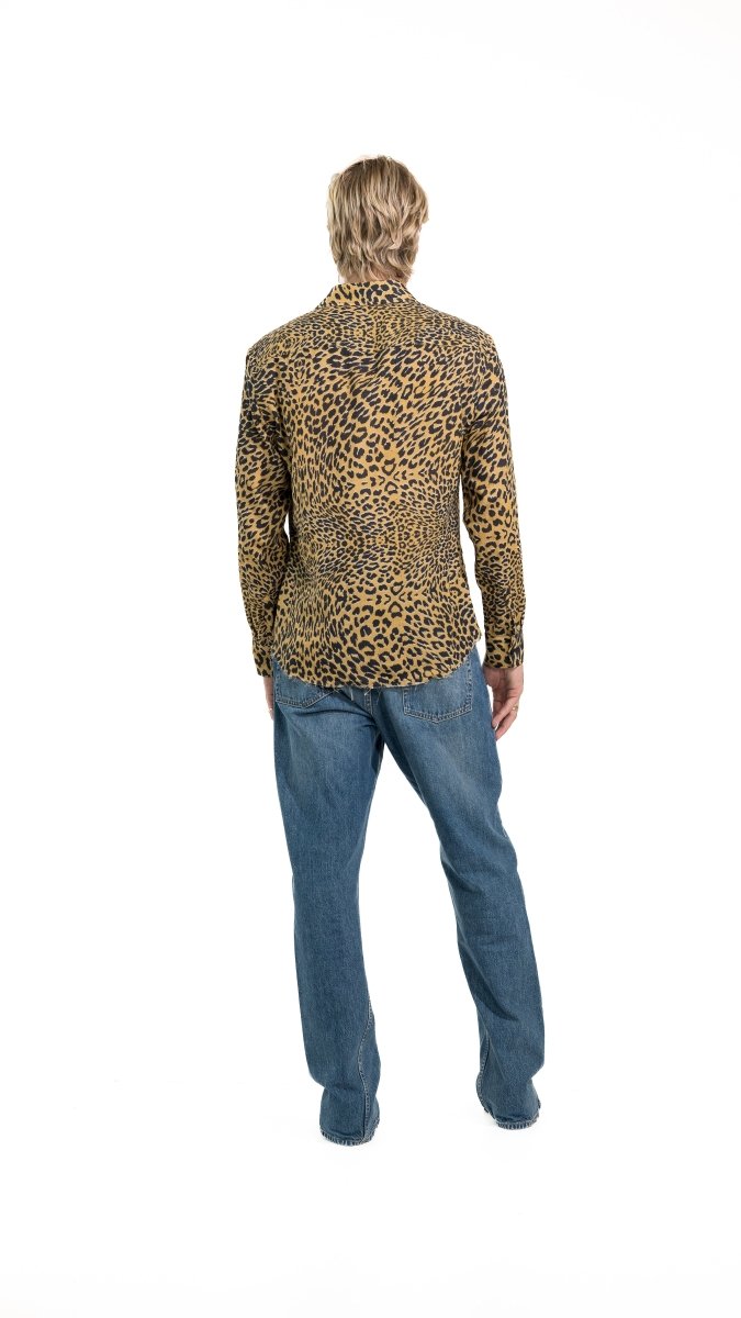 CAMICIA BROWN LEOPARD - Benevierre