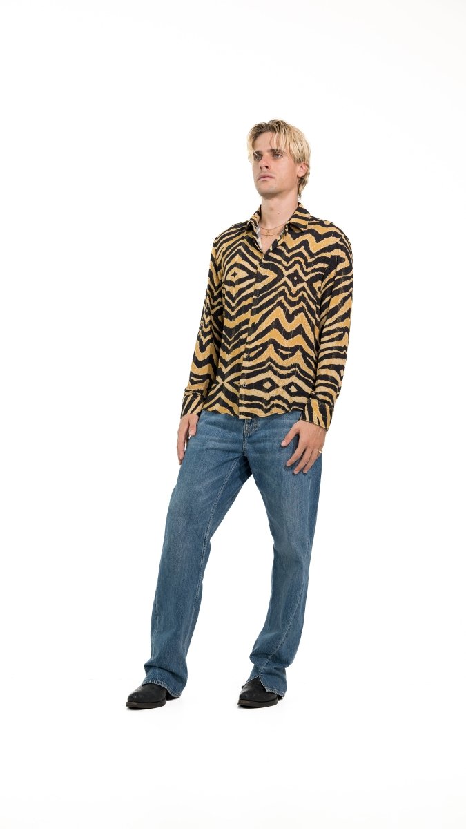 CAMICIA BROWN ZEBRA - Benevierre