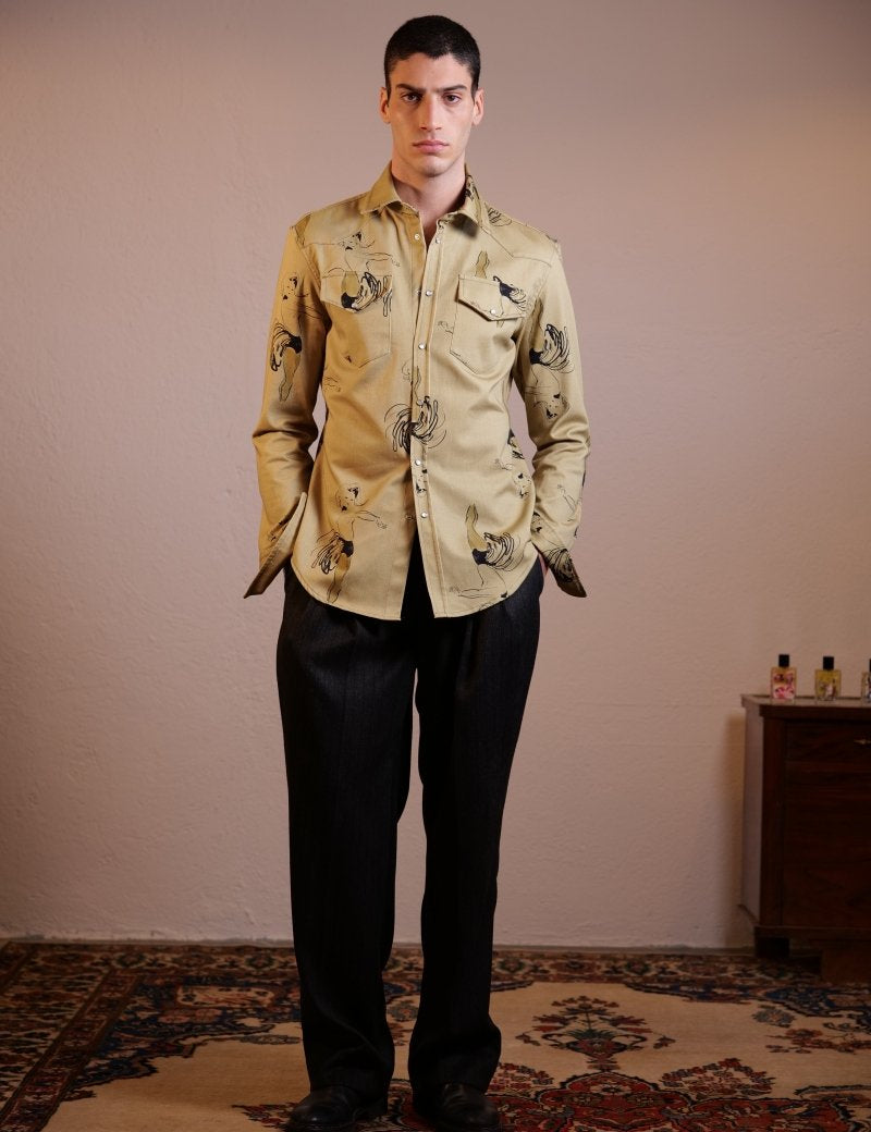 CAMICIA CARAMEL SOFT 20'S - Benevierre