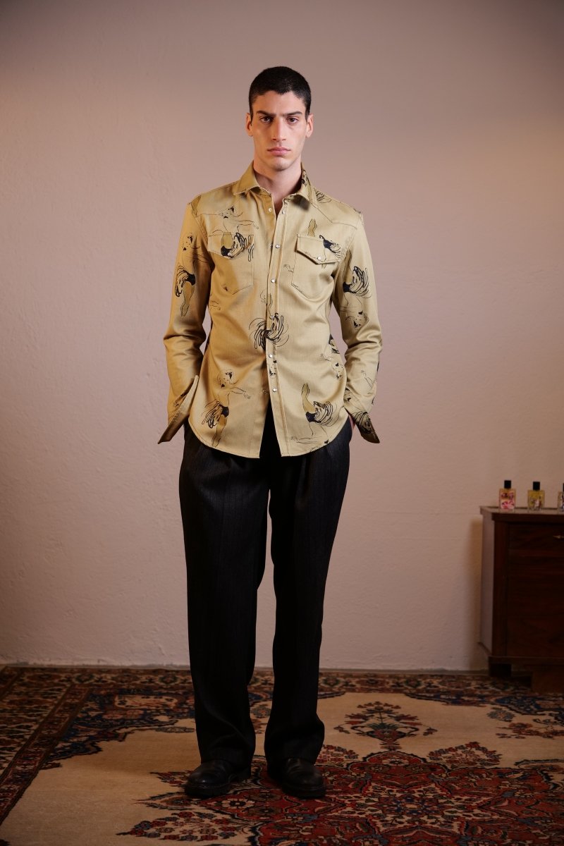 CAMICIA CARAMEL SOFT 20'S - Benevierre