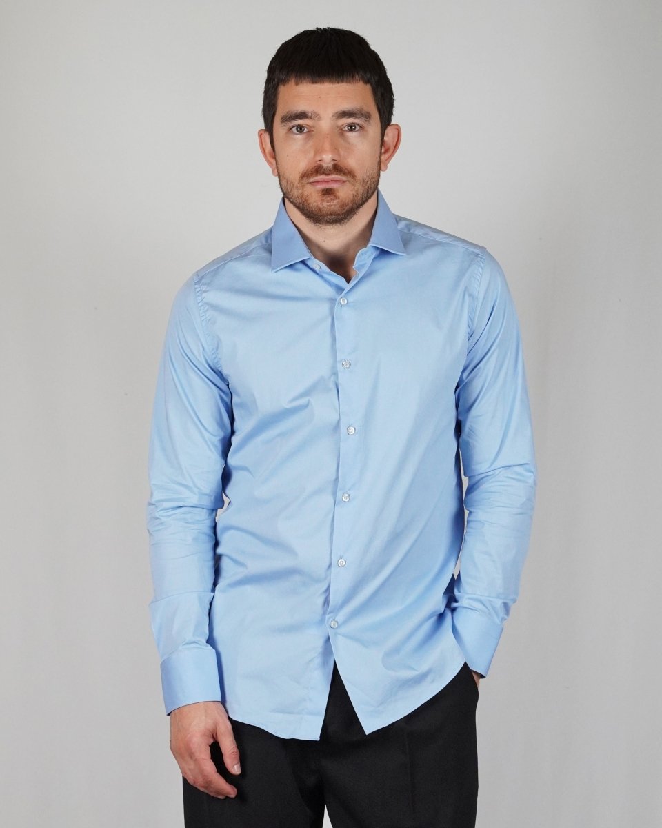 CAMICIA ELEGANT AZZURRA - Benevierre