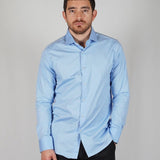 CAMICIA ELEGANT AZZURRA - Benevierre