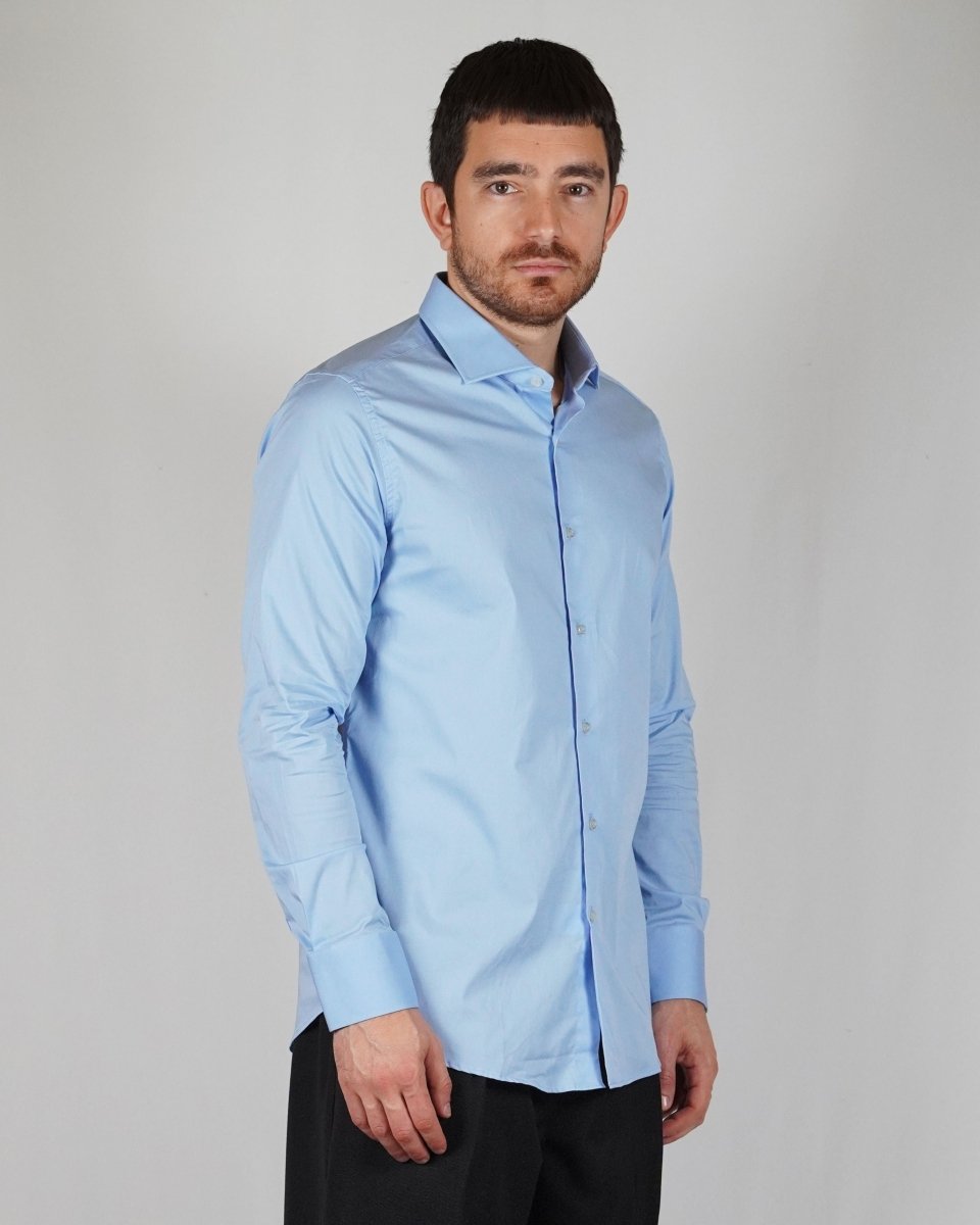 CAMICIA ELEGANT AZZURRA - Benevierre