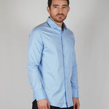 CAMICIA ELEGANT AZZURRA - Benevierre
