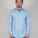 CAMICIA ELEGANT AZZURRA - Benevierre
