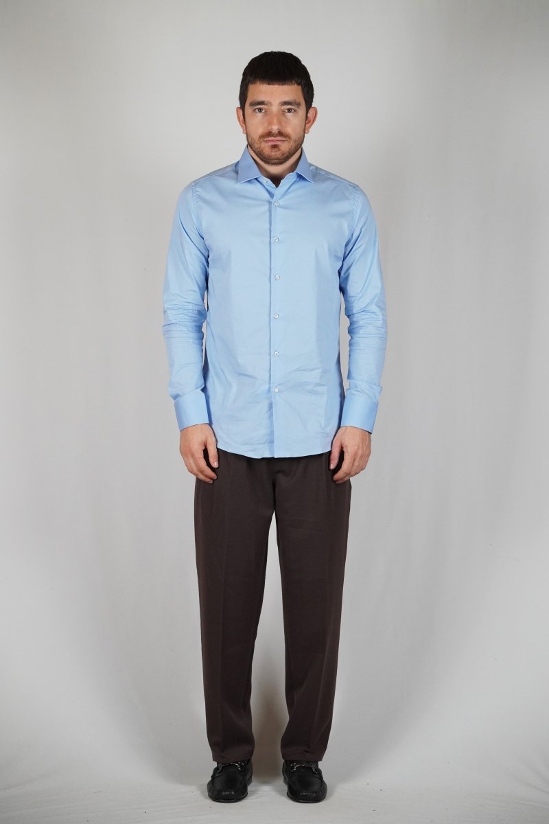 CAMICIA ELEGANT AZZURRA - Benevierre