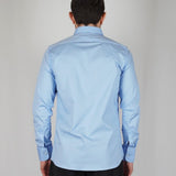 CAMICIA ELEGANT AZZURRA - Benevierre