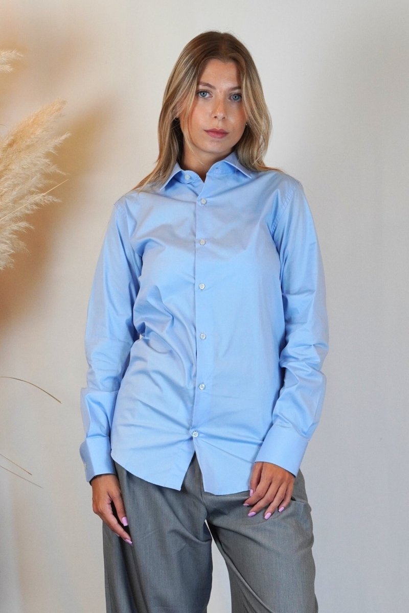 CAMICIA ELEGANT AZZURRA - Benevierre