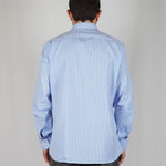 CAMICIA ELEGANT CELESTE A QUADRETTI - Benevierre
