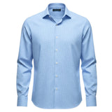 CAMICIA ELEGANT CELESTE A QUADRETTI - Benevierre