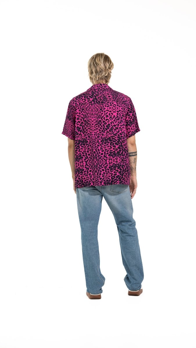 CAMICIA FUCSIA LEOPARD - Benevierre