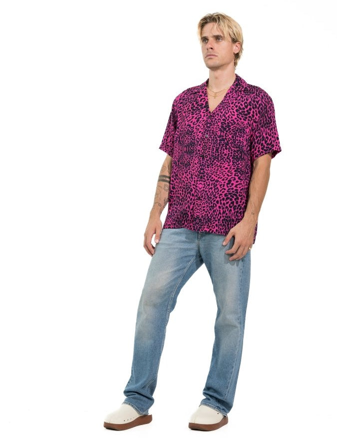 CAMICIA FUCSIA LEOPARD - Benevierre