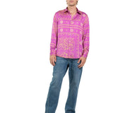 CAMICIA FUCSIA LONDON PAISLEY - Benevierre