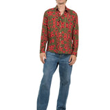 CAMICIA GREEN PAPAVERI - Benevierre