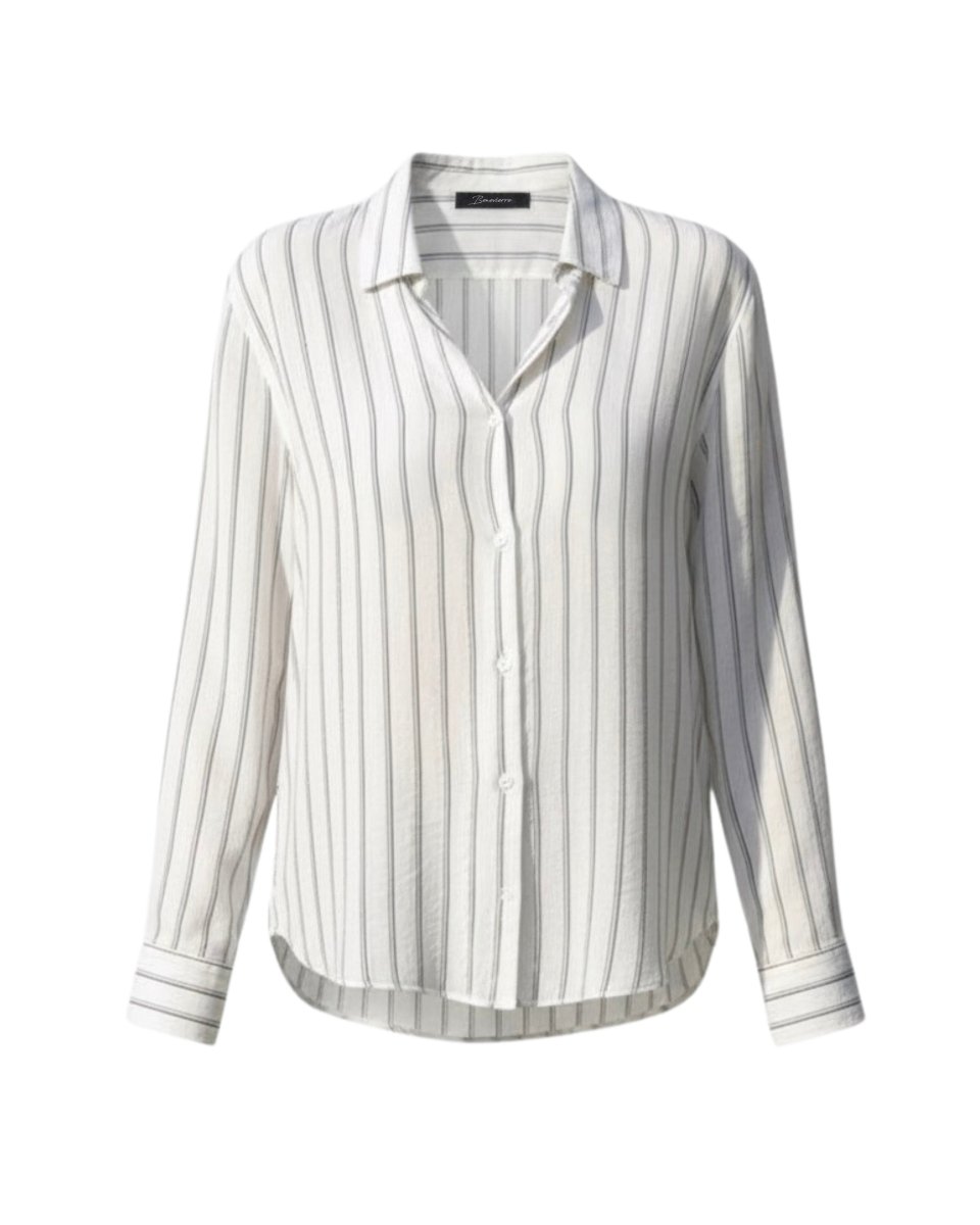 CAMICIA GREY DOUBLE STRIPES - Benevierre