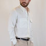 CAMICIA IN LINO BIANCA - Benevierre