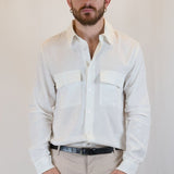 CAMICIA IN LINO BIANCA - Benevierre