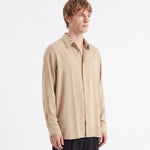 CAMICIA IN VISCOSA BEIGE - Benevierre