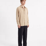 CAMICIA IN VISCOSA BEIGE - Benevierre