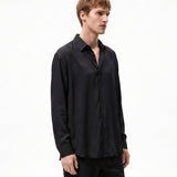 CAMICIA IN VISCOSA BLACK - Benevierre