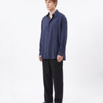 CAMICIA IN VISCOSA BLUE - Benevierre