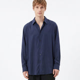 CAMICIA IN VISCOSA BLUE - Benevierre