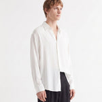 CAMICIA IN VISCOSA WHITE - Benevierre