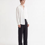 CAMICIA IN VISCOSA WHITE - Benevierre