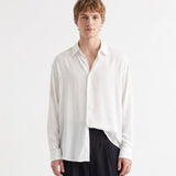 CAMICIA IN VISCOSA WHITE - Benevierre