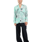 CAMICIA LIGHT BLUE FLOWERS - Benevierre