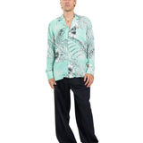 CAMICIA LIGHT BLUE FLOWERS - Benevierre