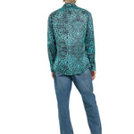CAMICIA LIGHT BLUE LEOPARD - Benevierre
