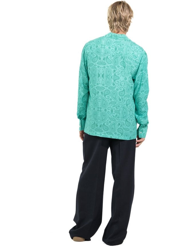 CAMICIA LIGHT BLUE MADRID PAISLEY - Benevierre