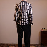 CAMICIA OSTRICHES AND STRIPES - Benevierre