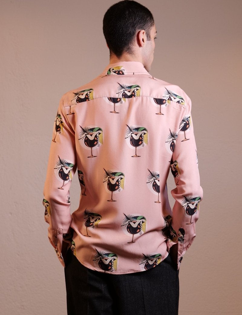 CAMICIA PINK BURLESQUE - Benevierre