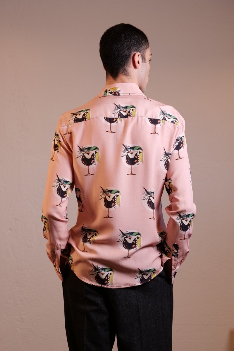 CAMICIA PINK BURLESQUE - Benevierre