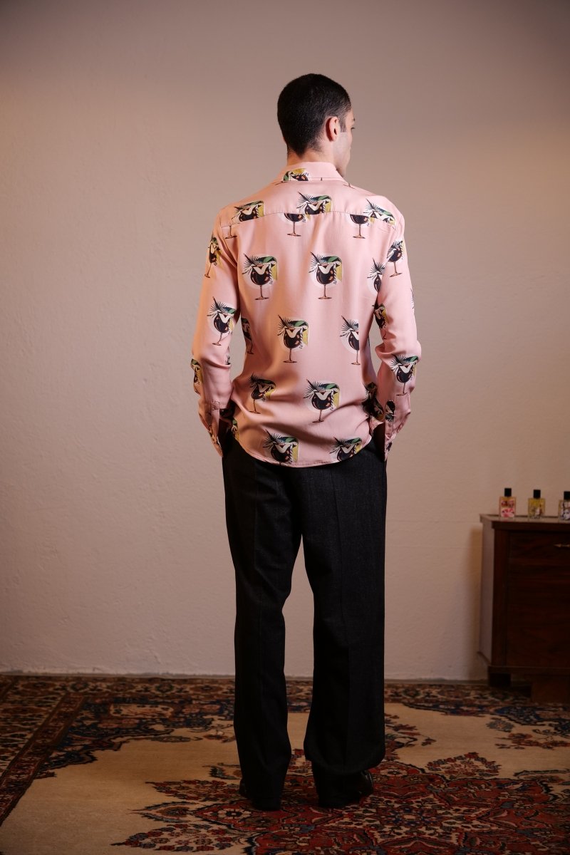 CAMICIA PINK BURLESQUE - Benevierre