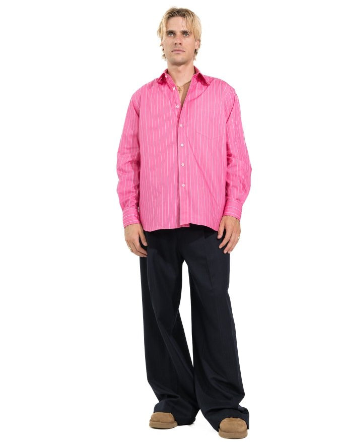 CAMICIA PINK DROP STRIPES - Benevierre