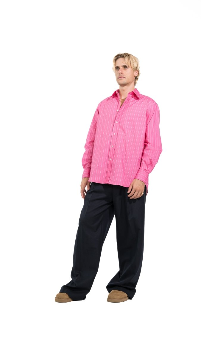 CAMICIA PINK DROP STRIPES - Benevierre