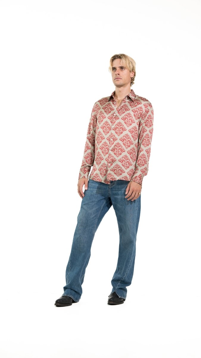 CAMICIA RED BAROQUE - Benevierre